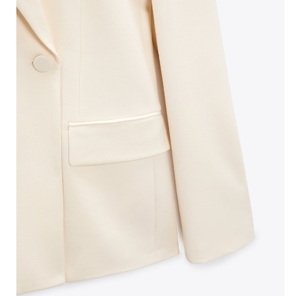 NWT Zara Balmain Style Double Breast Tailored Blazer Jacket - Picture 6 of 6